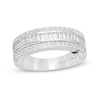Thumbnail Image 1 of Previously Owned - Marilyn Monroe™ Collection 3/4 CT. T.W. Diamond Multi-Row Band in 14K White Gold