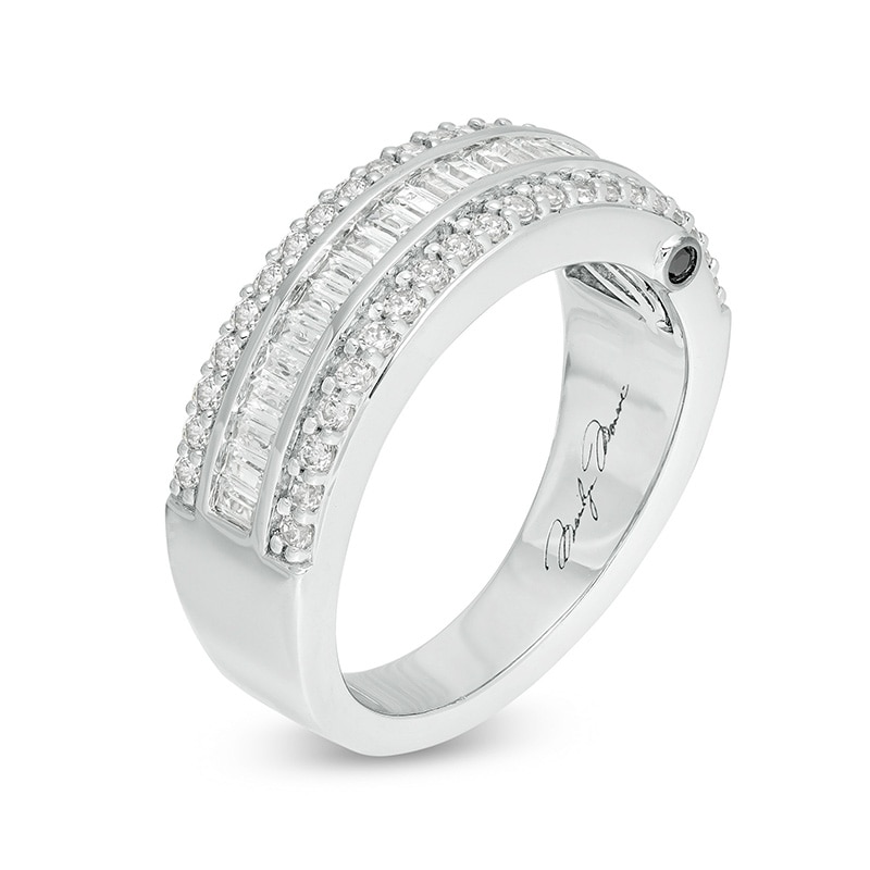 Main Image 2 of Previously Owned - Marilyn Monroe™ Collection 3/4 CT. T.W. Diamond Multi-Row Band in 14K White Gold