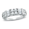 Previously Owned - 1 CT. T.W. Diamond Clover Band in 10K White Gold