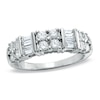 Thumbnail Image 1 of Previously Owned - 1 CT. T.W. Diamond Clover Band in 10K White Gold