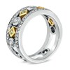 Thumbnail Image 2 of Previously Owned - 1 CT. T.W. Fancy Yellow and White Diamond Band in 18K Two-Tone Gold (H/SI1)