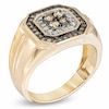 Thumbnail Image 2 of Previously Owned - 3/4 CT. T.W. Enhanced Champagne and White Diamond Ring in 10K Gold
