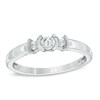 Thumbnail Image 0 of Previously Owned - 1/5 CT. T.W. Diamond Three Stone Promise Ring in 10K White Gold