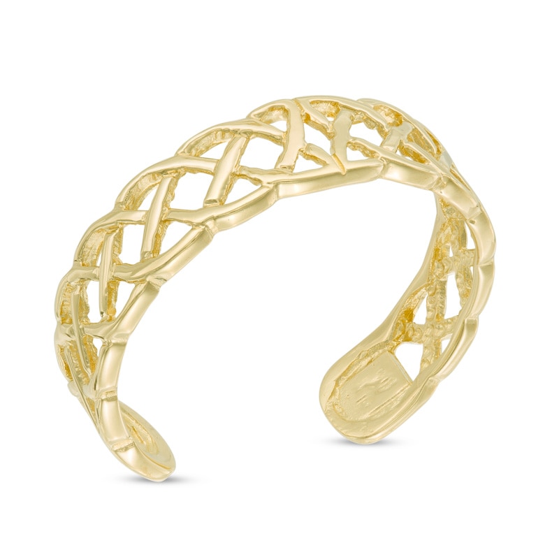 Previously Owned - Celtic Lattice Toe Ring in 14K Gold