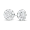 Previously Owned - 1/3 CT. T.W. Composite Diamond Stud Earrings in 10K White Gold