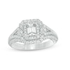 Thumbnail Image 1 of Previously Owned - Vera Wang Love Collection 1-1/3 CT. T.W. Emerald-Cut Diamond Engagement Ring in 14K White Gold