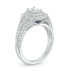 Thumbnail Image 2 of Previously Owned - Vera Wang Love Collection 1-1/3 CT. T.W. Emerald-Cut Diamond Engagement Ring in 14K White Gold