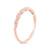 Thumbnail Image 2 of Previously Owned - 1/10 CT. T.W. Diamond Twist Anniversary Band in 10K Rose Gold