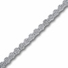 Thumbnail Image 0 of Previously Owned - 1 CT. T.W. Diamond Flower Tennis Bracelet in 10K White Gold