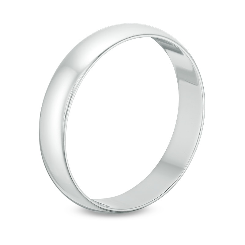 Main Image 2 of Previously Owned - Ladies' 4.0mm Wedding Band in 14K White Gold