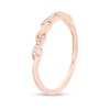 Thumbnail Image 3 of Previously Owned - 1/20 CT. T.W. Diamond Twist Wedding Band in 10K Rose Gold