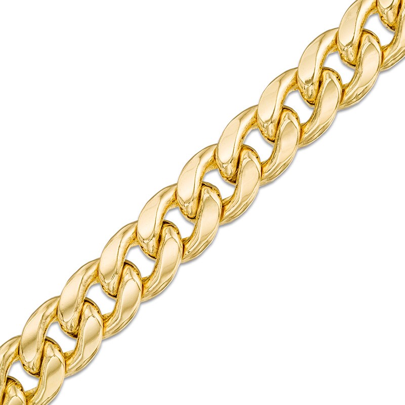 Main Image 1 of Previously Owned - Men's 9.2mm Cuban Link Bracelet in 10K Gold - 9.0"