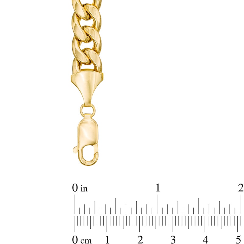 Main Image 4 of Previously Owned - Men's 9.2mm Cuban Link Bracelet in 10K Gold - 9.0"