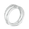 Thumbnail Image 3 of Previously Owned - 1/2 CT. T.W. Diamond Contour Ribbon Solitaire Enhancer in 14K White Gold