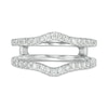 Thumbnail Image 4 of Previously Owned - 1/2 CT. T.W. Diamond Contour Ribbon Solitaire Enhancer in 14K White Gold