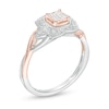 Thumbnail Image 3 of Previously Owned - Cherished Promise Collection™ 1/6 CT. T.W. Diamond Ring in Sterling Silver and 10K Rose Gold