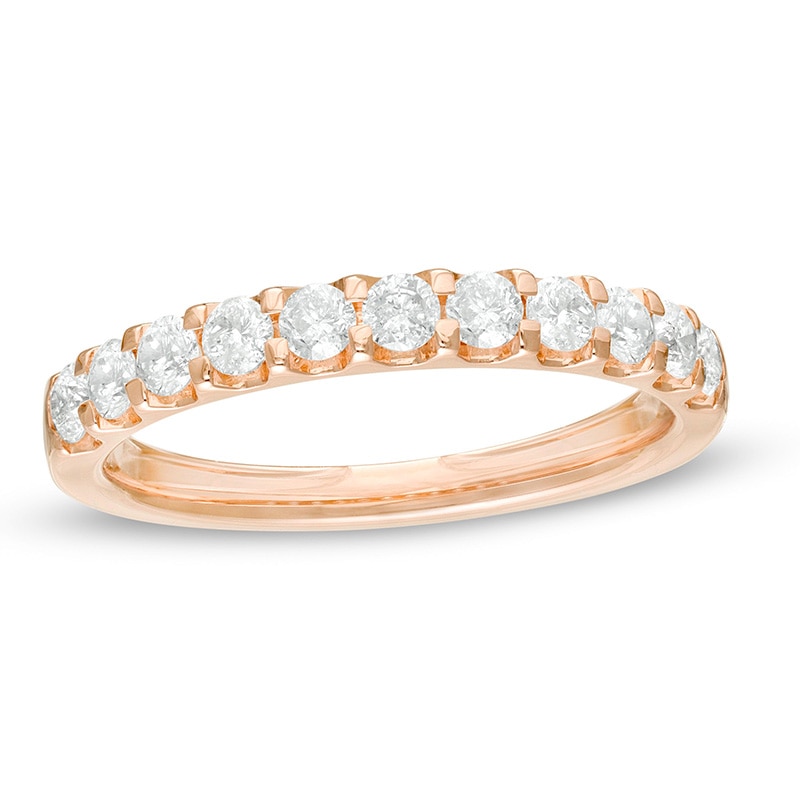 Previously Owned - 5/8 CT. T.W. Diamond Anniversary Band in 10K Rose Gold