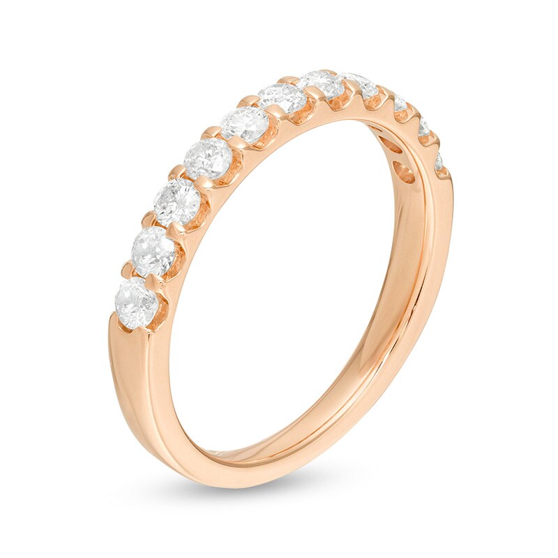 Previously Owned - 5/8 CT. T.W. Diamond Anniversary Band in 10K Rose Gold