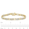 Thumbnail Image 3 of Previously Owned - 2 CT. T.W. Diamond Double Row and "X" Link Bracelet in 10K Gold - 7.5"