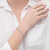 Thumbnail Image 1 of Previously Owned - 5 CT. T.W. Diamond Cushion Frame Bracelet in 10K White Gold