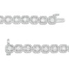 Thumbnail Image 2 of Previously Owned - 5 CT. T.W. Diamond Cushion Frame Bracelet in 10K White Gold