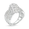 Thumbnail Image 1 of Previously Owned - 2 CT. T.W. Composite Diamond Waterfall Ring in 10K White Gold