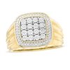 Thumbnail Image 1 of Previously Owned - 1/4 CT. T.W. Composite Diamond Cushion Frame Ring in 10K Gold
