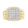 Thumbnail Image 4 of Previously Owned - 1/4 CT. T.W. Composite Diamond Cushion Frame Ring in 10K Gold