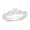 Thumbnail Image 1 of Previously Owned - 1 CT. T.W. Diamond Twist Engagement Ring in 14K White Gold