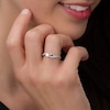 Thumbnail Image 3 of Previously Owned - 1 CT. T.W. Diamond Twist Engagement Ring in 14K White Gold