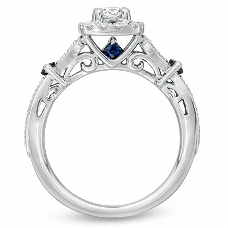Previously Owned - Vera Wang Love Collection 3/4 CT. T.W. Diamond Vintage-Style Ring in 14K White Gold