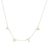 Thumbnail Image 1 of Previously Owned - "VOTE" Hand Assembled Letter Station Necklace in 14K Gold