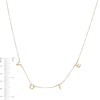 Thumbnail Image 2 of Previously Owned - "VOTE" Hand Assembled Letter Station Necklace in 14K Gold