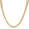 Thumbnail Image 1 of Previously Owned - Made in Italy 030 Gauge Multi-Strand Cable Chain Necklace in Sterling Silver with 18K Gold Plate