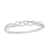 Thumbnail Image 1 of Previously Owned - 1/3 CT. T.W. Diamond Loose Braid Bangle in Sterling Silver