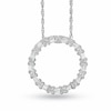 Thumbnail Image 0 of Previously Owned - 1/5 CT. T.W. Diamond Circle Pendant in 10K White Gold