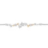 Thumbnail Image 2 of Previously Owned - Enchanted Disney Tinker Bell 1/10 CT. T.W. Diamond Star Bolo Bracelet in Sterling Silver - 9.5"