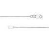 Thumbnail Image 2 of Previously Owned - Made in Italy 0.7mm Box Chain Necklace in 10K White Gold - 16"