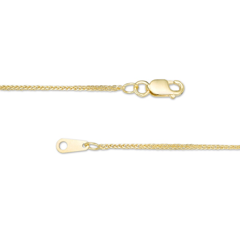 Main Image 2 of Previously Owned - Made in Italy 020 Gauge Wheat Chain Necklace in 10K Gold - 20"