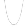 Thumbnail Image 1 of Previously Owned - Made in Italy 020 Gauge Wheat Chain Necklace in 10K White Gold - 20"
