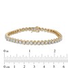 Thumbnail Image 3 of Previously Owned - 1/2 CT. T.W. Diamond "S" Tennis Bracelet in 10K Two-Tone Gold