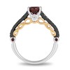 Thumbnail Image 2 of Previously Owned - Enchanted Disney Villains Evil Queen Garnet and 1/4 CT. T.W. Diamond Ring in Sterling Silver