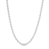 Thumbnail Image 1 of Previously Owned - 2.3mm Rope Chain Necklace in Hollow 14K White Gold - 30"