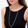 Thumbnail Image 2 of Previously Owned - 2.3mm Rope Chain Necklace in Hollow 14K White Gold - 30"