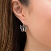 Thumbnail Image 2 of Previously Owned - Black Hills Gold Oxidized Butterfly Drop Earrings in Sterling Silver