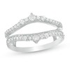 Thumbnail Image 0 of Previously Owned - 1/2 CT. T.W. Diamond Crown Vintage-Style Solitaire Enhancer in 10K White Gold