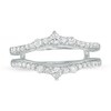 Thumbnail Image 2 of Previously Owned - 1/2 CT. T.W. Diamond Crown Vintage-Style Solitaire Enhancer in 10K White Gold