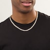 Thumbnail Image 2 of Previously Owned - Made in Italy Men's 7.2mm Curb Chain Necklace in Hollow 10K Two-Tone Gold - 24"
