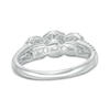 Thumbnail Image 3 of Previously Owned - 1 CT. T.W. Diamond Past Present Future® Open Frame Engagement Ring in 14K White Gold