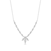 Thumbnail Image 0 of Previously Owned - Enchanted Disney Elsa 1/5 CT. T.W. Diamond Snowflake Necklace in 10K White Gold